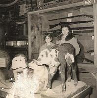 Sheila Stolov and Beth Stolov Bayzman at a museum in Kansas