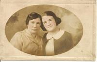 Sarah "Surka" Snyder Engleson & daughter, feb 16, 1921, front