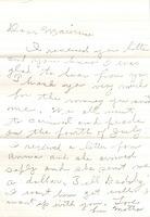 Letter to Maurine Bogart from mother Lena.  St. Joseph.  1967.