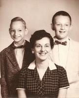 Maurine Bogart w sons Lee W Jr & Stephen Philip Moore