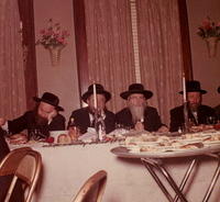 Sigitor Rav, Hechts father, Matisdorfer Rebbe, Shlomo Baruch Silber - Tanaim/engagement for Henshy Breier Hecht