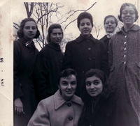 Friends from Beis Yaakov school, 1959