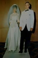 Wedding of Larry and Barbara Solomon Clootz, Barabara with her step father Bill Levitta,