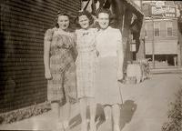 Edith (on left) with two friends in Kansas City.