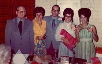 Ted Clutz, Thelma Hecht Clutz, Arnie Tropp, Marcia Clutz Tropp, Nan Tropp Kantor