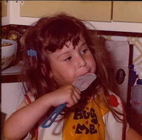 Amy Cohn Jacobson making Larry Clutz' Birthday Cake