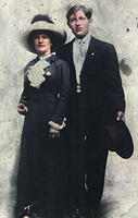 Bala Komar & Morris Baellow. Wedding portrait