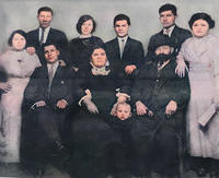 Cohn Family Portrait, Dec 1913, Kansas City. See Notes.