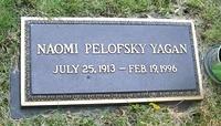 Naomi Hecht Pelofsky Yagan Headstone