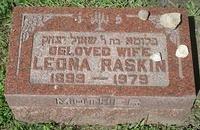 Leona Yellen Raskin Headstone