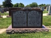 Sarah Klutznik and Herman Seiss Headstone