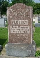 Sam Plotsky Headstone