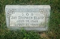 Jay Stephen Klutz Headstone