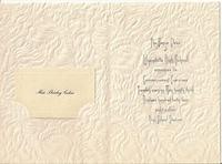 Shirley Cohn Levine, High School graduation invitation, 1944