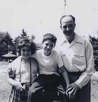 Donna, Charles, and Abe Levine