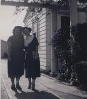 Dina Gubman Ribakoff (right), 1950