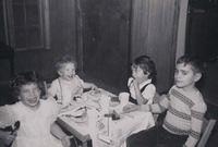 Sherry Levine, Joel Levine, Debbie Cohn, Melvin Cohn, 1956