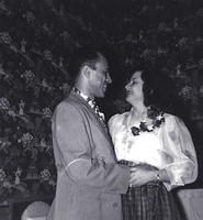 Max and Bertie Cohn Levin at her wedding shower 1951