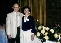 July 1986 - Thelma Hecht and Joe Magariel at Joe's 50 Year High School Reunion - SMHH Cohon HS in Sedalia, MO