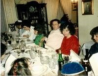 1987 Pessach Passover Seder - Tom Magariel, Ellen Gladstone Magariel, Sara Magariel, Les Cohn, Linda Clutz Cohn, Barbara Solomon Clootz