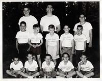 David Montrose at camp.  On the left, middle row.