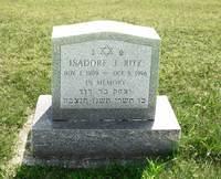 Isadore Ritz Headstone