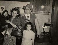 Rubin Ruby and Sylvia Kershenbaum Baellow with David and Harla Lee.  April 15, 1946