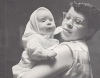 Hike and Lori Beth Schulman 3 mos, 1956