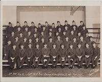 J Schulman.  Left, second row up. 1951, Camp Atterbury, IN.