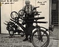 Joe Steinlauf Gun Bike Bicycle from 1922 Featured at Ripley's Believe it or Not!