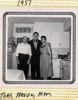 Toby (?) w Marvin and Dorothy Wegner Steinlauf, 1957