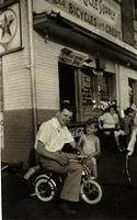 Dave David and Marvin Steinlauf Bike Bicycle at Joe Auto & Cycle Supply Tire and Bicycles and Gas Station