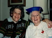 Frieda "Fritzi" Schuman Dougoll and Sarah Steinlauf Schuman