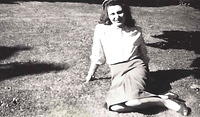 Edith Clutz Markowitz, Woodland Park - July, 1945