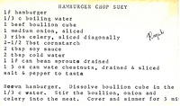 Hamburger Chop Suey 1