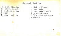 Oatmeal Cookies