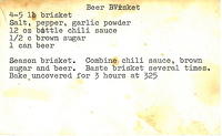 Beer Brisket