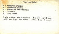 Five Cup Salad