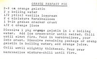 Orange Parfait Pie