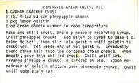 Pineapple Cream Cheese Pie