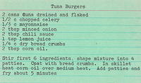 Tuna Burgers