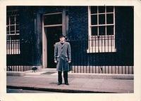 Joe Weiss in Ireland by 10 Downy St (by the Prime Ministers residence), 1960