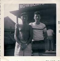 Markus and Joe Weiss at Coney Island 1956