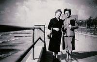 Annie Rubin Weiss (on the right) with one of her sisters