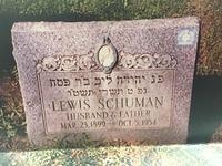 Lewis Schuman headstone