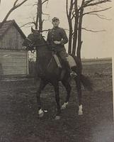 Unknown man on horse (front).  See notes. Imgberge. 1934 or 1937. Picture from Ellis.