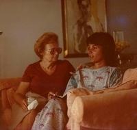 Violet Bleier Silvern and Barbara Silvern, Abt 1985