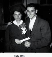 Rivka Edith Weiss and Barry Hochdorf, Aug 1955