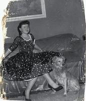 Joe Weiss' girlfriend Iris 1955