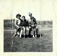 Rivka Edith, Joe, Marcus Weisz, and Florence Flo Weiss Rosof at the Pioneer 1948